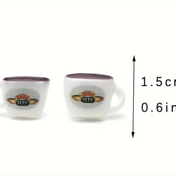 NWT Central Perk Coffee Cup Earrings. - Picture 2 of 3